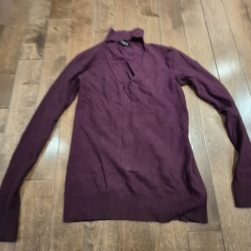 Dynamite Vibrant Plum V-Neck Sweater